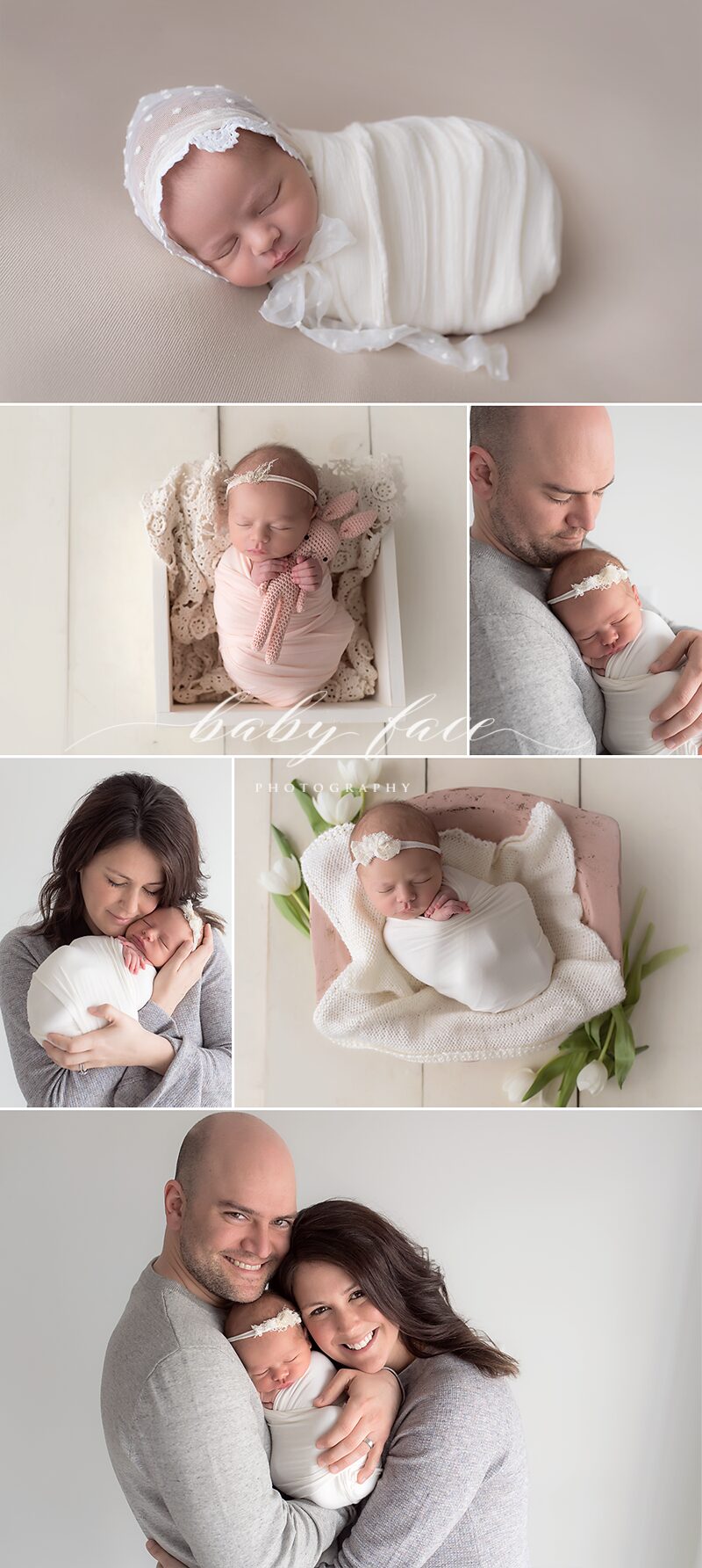 omaha newborn photography session baby girl